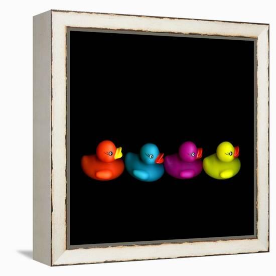 Quackers-Magda Indigo-Framed Premier Image Canvas