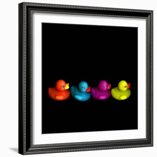 Quackers-Magda Indigo-Framed Photographic Print