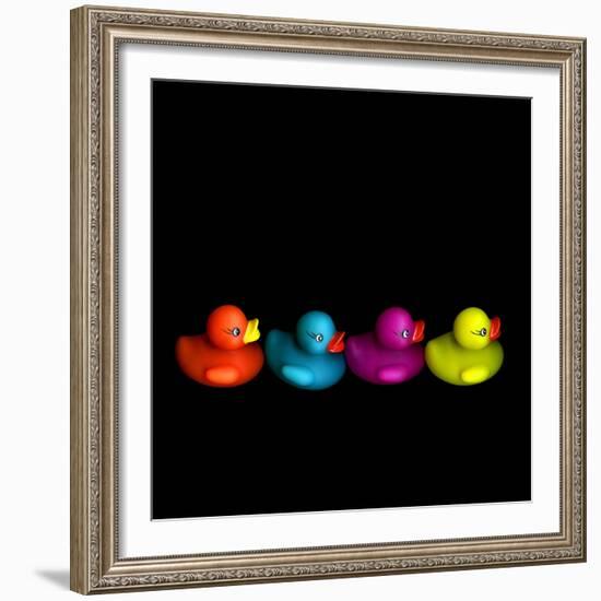 Quackers-Magda Indigo-Framed Photographic Print