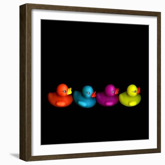 Quackers-Magda Indigo-Framed Photographic Print