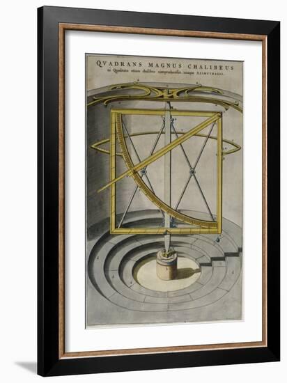 Quadrans Magnus Chalibeus-Joan Blaeu-Framed Giclee Print