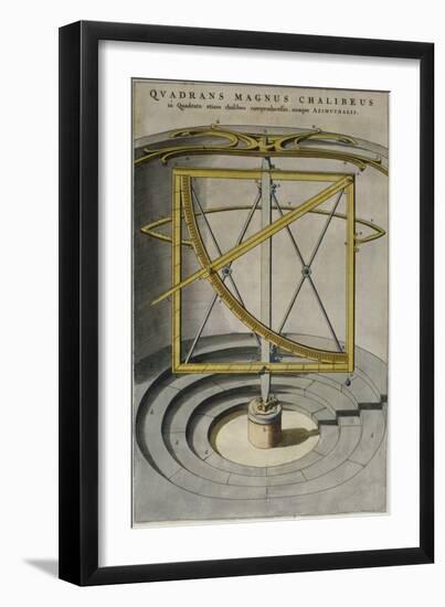 Quadrans Magnus Chalibeus-Joan Blaeu-Framed Giclee Print