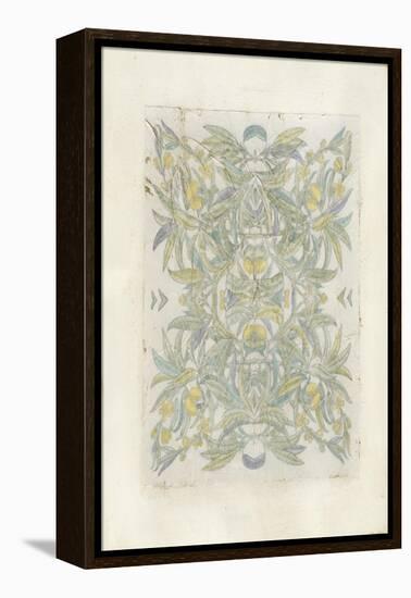 Quadrant Floral I-Megan Meagher-Framed Stretched Canvas