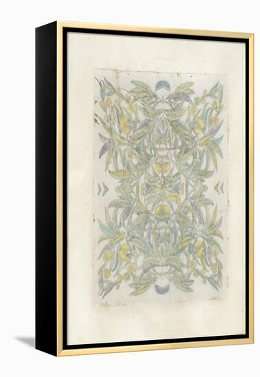 Quadrant Floral I-Megan Meagher-Framed Stretched Canvas