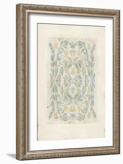 Quadrant Floral II-Megan Meagher-Framed Art Print