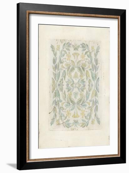 Quadrant Floral II-Megan Meagher-Framed Art Print