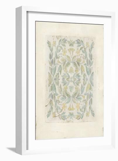 Quadrant Floral II-Megan Meagher-Framed Art Print