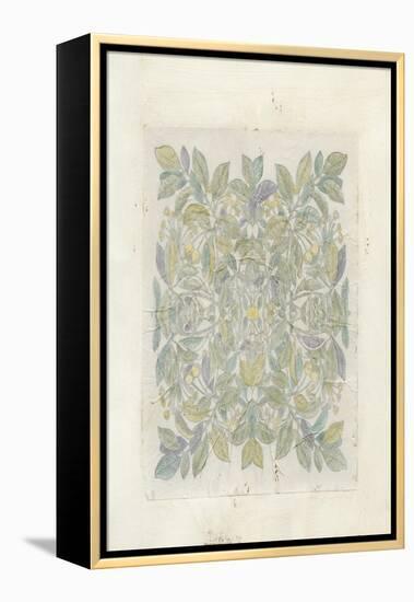 Quadrant Floral III-Megan Meagher-Framed Stretched Canvas