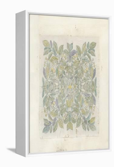 Quadrant Floral III-Megan Meagher-Framed Stretched Canvas