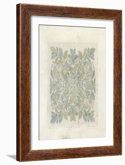 Quadrant Floral III-Megan Meagher-Framed Art Print