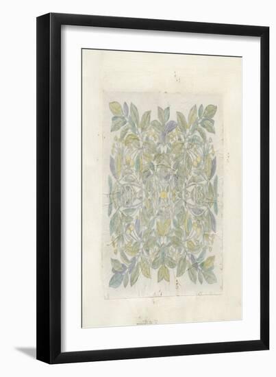 Quadrant Floral III-Megan Meagher-Framed Art Print
