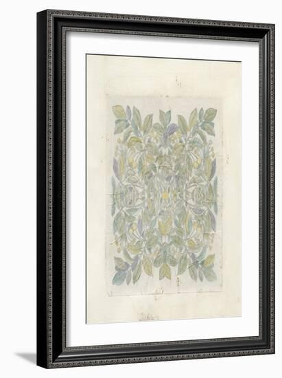 Quadrant Floral III-Megan Meagher-Framed Art Print