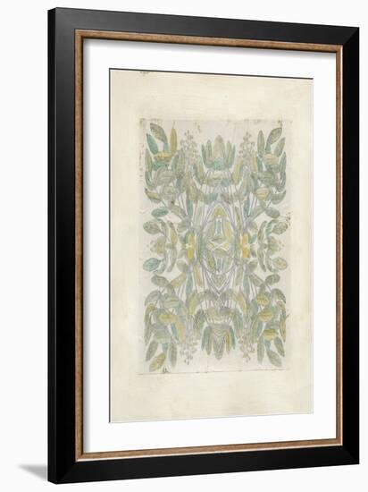 Quadrant Floral IV-Megan Meagher-Framed Art Print