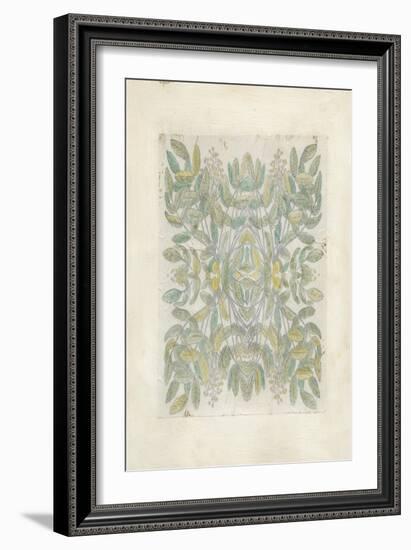 Quadrant Floral IV-Megan Meagher-Framed Art Print