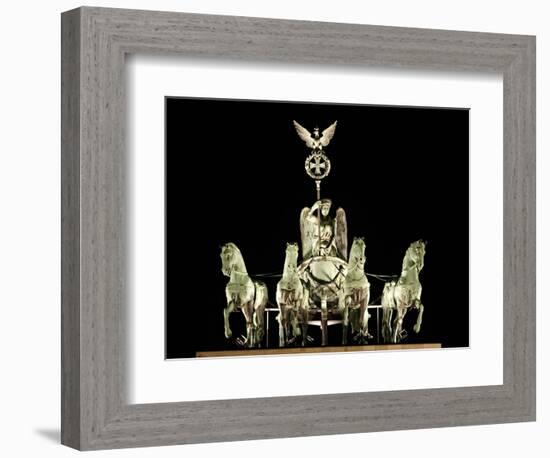 Quadriga-Johann Gottfried Schadow-Framed Photographic Print