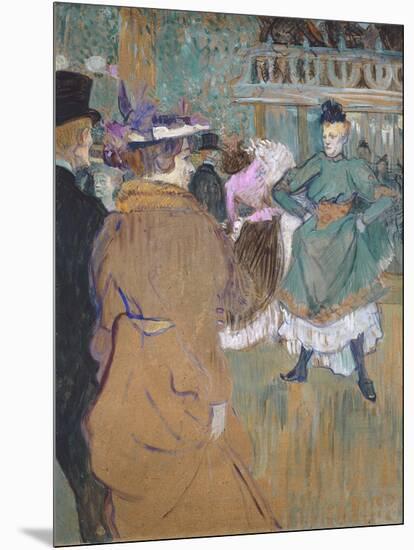 Quadrille at the Moulin Rouge, 1892-Henri de Toulouse-Lautrec-Mounted Giclee Print