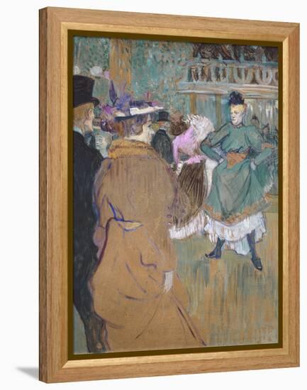 Quadrille at the Moulin Rouge, 1892-Henri de Toulouse-Lautrec-Framed Premier Image Canvas