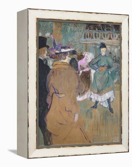 Quadrille at the Moulin Rouge, 1892-Henri de Toulouse-Lautrec-Framed Premier Image Canvas