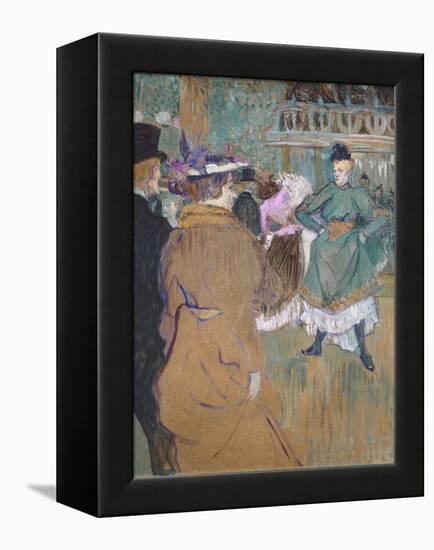 Quadrille at the Moulin Rouge, 1892-Henri de Toulouse-Lautrec-Framed Premier Image Canvas