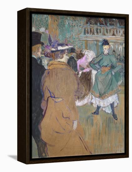 Quadrille at the Moulin Rouge, 1892-Henri de Toulouse-Lautrec-Framed Premier Image Canvas