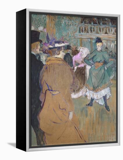 Quadrille at the Moulin Rouge, 1892-Henri de Toulouse-Lautrec-Framed Premier Image Canvas