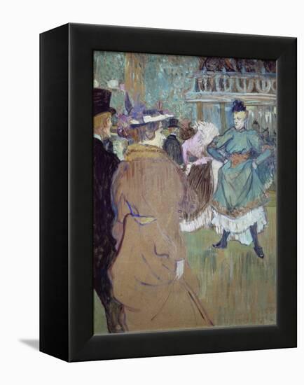 Quadrille in the Moulin Rouge, 1885-Henri de Toulouse-Lautrec-Framed Premier Image Canvas