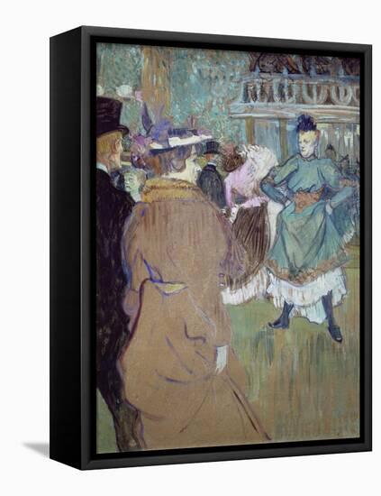 Quadrille in the Moulin Rouge, 1885-Henri de Toulouse-Lautrec-Framed Premier Image Canvas