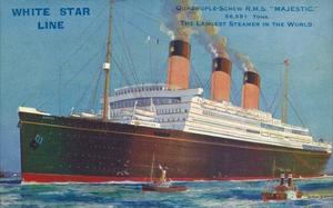 Quadruple-Screw R.M.S Majestic of the White Star Line, C1920S