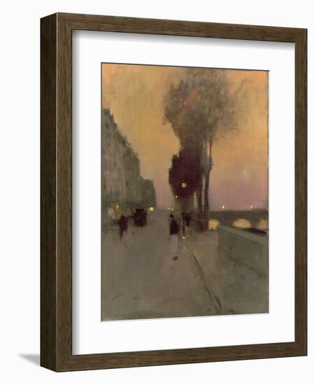 Quai Bourbon, Paris-Luigi Loir-Framed Giclee Print