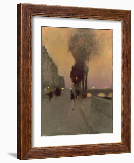 Quai Bourbon, Paris-Luigi Loir-Framed Giclee Print