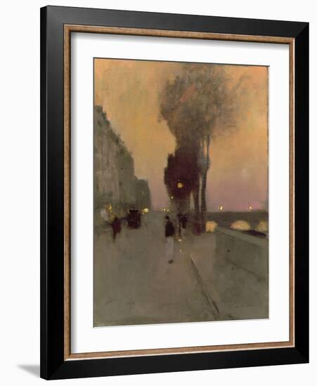 Quai Bourbon, Paris-Luigi Loir-Framed Giclee Print