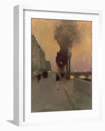 Quai Bourbon, Paris-Luigi Loir-Framed Giclee Print