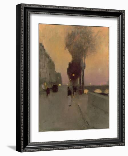 Quai Bourbon, Paris-Luigi Loir-Framed Giclee Print