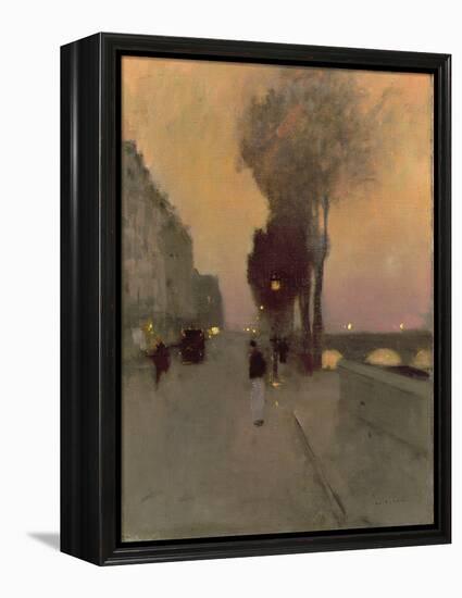 Quai Bourbon, Paris-Luigi Loir-Framed Premier Image Canvas