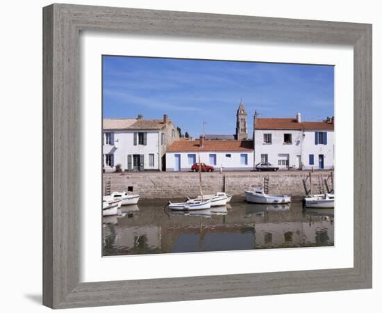 Quai Cassard, Ile De Noirmoutier, Brittany, France-Guy Thouvenin-Framed Photographic Print