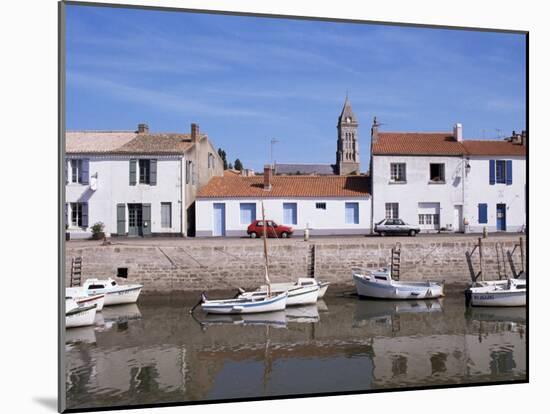 Quai Cassard, Ile De Noirmoutier, Brittany, France-Guy Thouvenin-Mounted Photographic Print