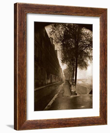 Quai D'Anjou,Paris 1926-Eug?ne Atget-Framed Photographic Print