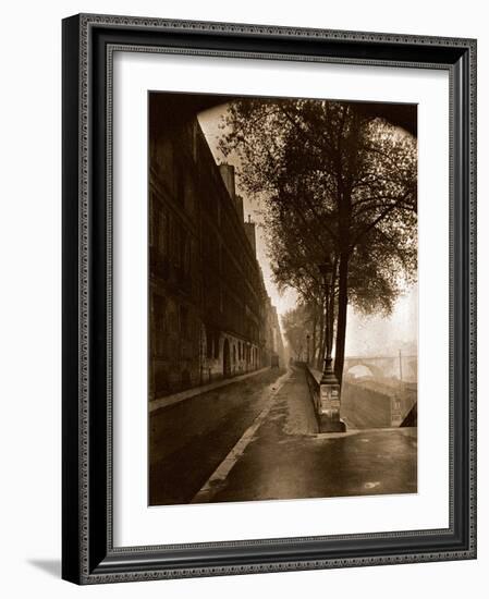 Quai D'Anjou,Paris 1926-Eug?ne Atget-Framed Photographic Print