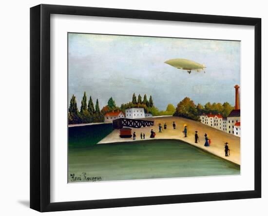 Quai D'ivry by Henri Rousseau-Fine Art-Framed Photographic Print