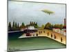 Quai D'ivry by Henri Rousseau-Fine Art-Mounted Photographic Print