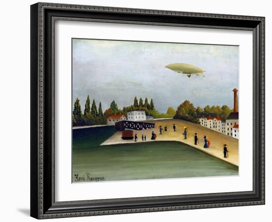 Quai D'Ivry-Henri Rousseau-Framed Giclee Print