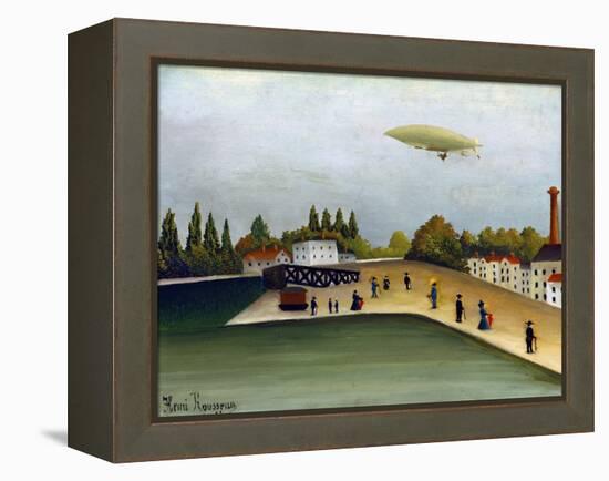 Quai D'Ivry-Henri Rousseau-Framed Premier Image Canvas