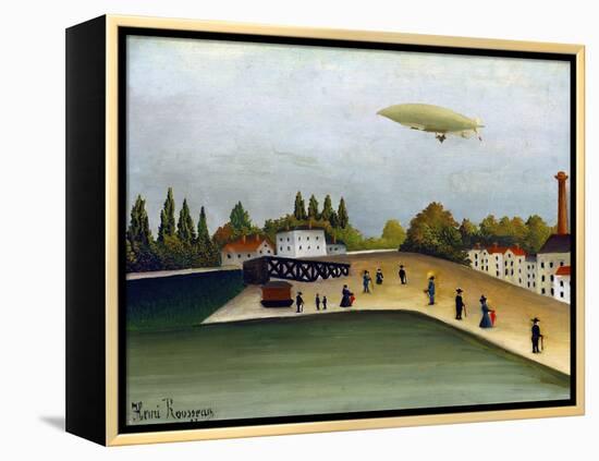 Quai D'Ivry-Henri Rousseau-Framed Premier Image Canvas