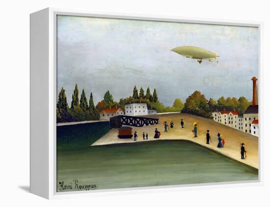 Quai D'Ivry-Henri Rousseau-Framed Premier Image Canvas