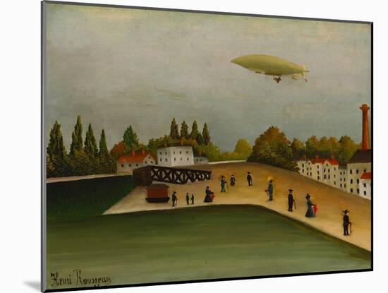 Quai D'Ivry-Henri Rousseau-Mounted Giclee Print