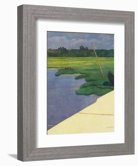 Quai de Berville, 1918-Félix Vallotton-Framed Giclee Print