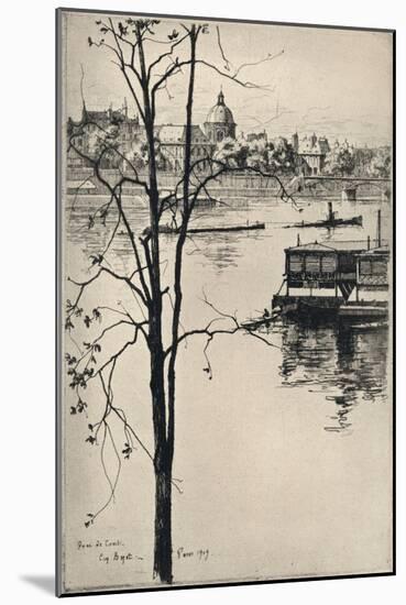 Quai De Conti, 1915-Eugene Bejot-Mounted Giclee Print