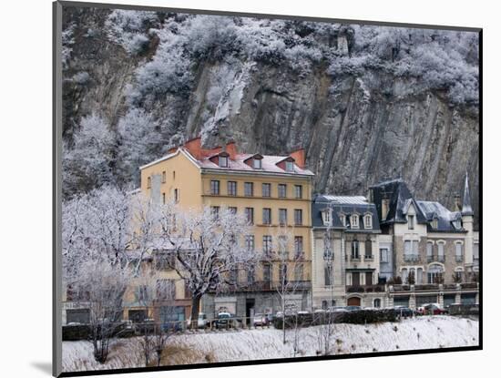 Quai De France Along the Isere River, Grenoble, Isere, French Alps, France-Walter Bibikow-Mounted Photographic Print