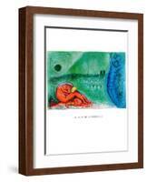 Quai de la Tournelle-Marc Chagall-Framed Collectable Print