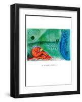 Quai de la Tournelle-Marc Chagall-Framed Collectable Print